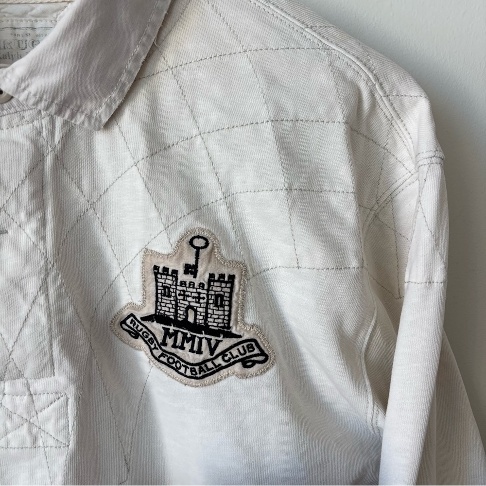 Rugby Ralph Lauren Vintage Slim Fit Rugby Shirt Men’s XXL Football Club Crest - Picture 7 of 15